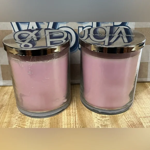 Bath & Body Works Twisted Peppermint Single Wick Candles- 2 count - Picture 3 of 6